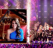 Velso princesė Catherine akomponavo „Kalush Orchestra“ euroviziniame performanse