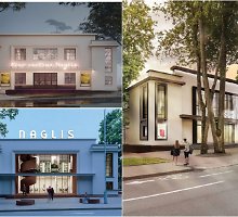Kino teatro „Naglis“ architektūrinio konkurso darbai