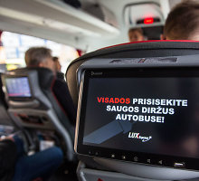 „Lux Express“ atskleidė tyrimo, ar keleiviai segi saugos diržus autobusuose, rezultatus
