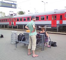 Vilniaus geležinkelio stotis antradienio pavakarę.