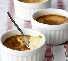 Grikių „crème brûlée“