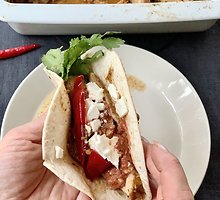 „Taco Carnitas“ – takos su kiauliena