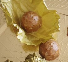 Kokosiniai migdolų chalvos saldainiai
