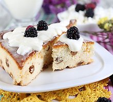 Švediškas varškės pyragas „Ostkaka“