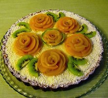 Moliūginis pyragas su „Panna cotta“