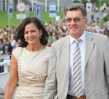 Algirdas Butkevičius su žmona Janina
