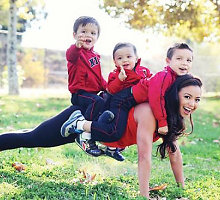 Trijų vaikų mama - Maria Kang