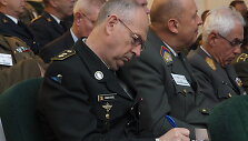 Karo akademijų vir&scaron;ininkų seminaro akimirka