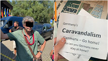 I&scaron;ai&scaron;kintas vyras, Nidos kempinge kai&scaron;iojęs keistas žinutes turistams.