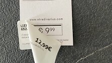 &bdquo;Stradivarius&ldquo; parduotuvėje užklijuotos naujos kainos