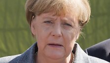 Atvykusi į pabėgėlių stovyklą Merkel buvo sutikta nepasitenkinimo &scaron;ūksniais