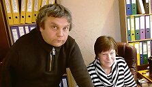 &bdquo;Pienininkų&ldquo; kooperatyvo direktorius Vygintas Dragūnas ir buhalterė Augenija Janu&scaron;auskienė.