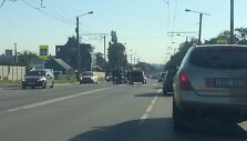 Raudondvario plente Kaune partrenkta pėsčioji