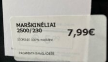 &bdquo;Stradivarius&ldquo; parduotuvėje užklijuotos naujos kainos