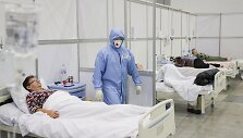 Laikinoji COVID-19 ligoninė netoli Maskvos