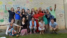 &bdquo;Renkuosi mokyti &ndash; mokyklų mitai&ldquo; projekto dalyviai
