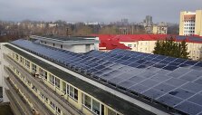 Vilniaus m. klinikinės ligoninės saulės jėgainė 