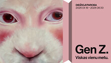 Parodos &bdquo;Gen Z. Viskas vienu metu&ldquo; plakatas