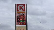 Degalų kaina Circle K (Tūkstantmečio g., Vilniuje)