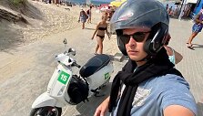 Lukas Balandis kelionės pradžioje &ndash; prie Palangos Gelbėtojų stoties