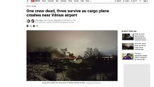 CNN skelbia apie Vilniuje nukritusį lėktuvą