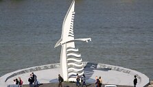 Jūroje žuvusiems jūrininkams ir nuskendusiems laivams paminklas &bdquo;Albatrosas&ldquo; buvo pastatytas tik prie&scaron; kelis mėnesius.
