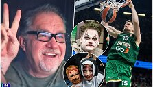 Arvydas Sabonis, Laurynas Birutis ir sirgaliai