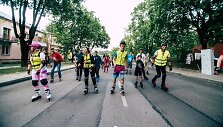 Evaldo Norvai&scaron;os organizuojamas riedėjimas