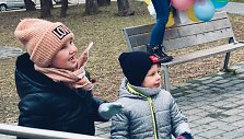 Veronikos ir Donato Montvydų sūnaus Kajaus gimtadienio akimirka
