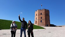 Pirmieji Gedimino pilies bok&scaron;to turistai atvyko i&scaron; Latvijos