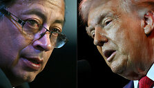 G. Petro ir D. Trumpas / LUIS ROBAYO MANDEL NGAN / AFP