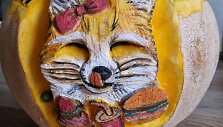 Giedrės Klevinskytės kūriniai i&scaron; moliūgų.