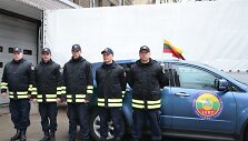 Ugniagesiai į Graikiją i&scaron;gabeno civilinės saugos tarptautinės pagalbos siuntą