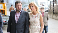 Antanas Guoga su sužadėtine Aiste &Scaron;lapokaite