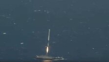 &bdquo;SpaceX&ldquo; nutupdė raketą jūroje