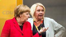 Angela Merkel ir Karin Strenz