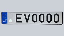 Specialus automobilio registracijos numeris