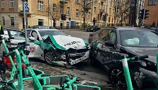 Į avariją pateko policininkų BMW