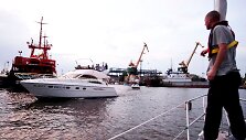 Laivų parado akimirkos