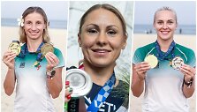 Gintarė Venčkauskaitė, Laura Asadauskaitė ir Ieva Serapinaitė
