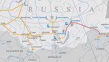 Planuojamas dujotiekis i&scaron; Rytų Sibiro į Kiniją