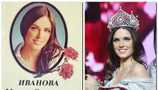 Mis Rusija Irina Antonenko savo atvaizdą i&scaron;vydo antkapių reklamoje