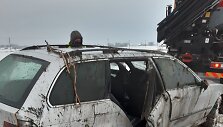Kauno rajone į melioracijos griovį nulėkė ir vertėsi BMW
