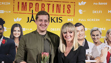 Ugnė Siparė su sutuoktiniu Mariumi