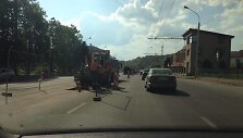 Kaune ardoma neseniai rekonstruota gatvė