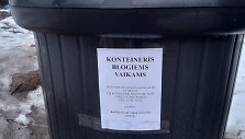 Konteineris su užra&scaron;u