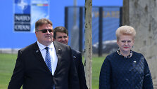 Dalia Grybauskaitė ir Linas Linkevičius Briuselyje