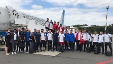 Vaduco futbolininkai Vilniaus oro uoste