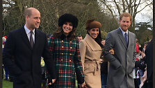 Princas Williamas, Kembridžo hercogienė Catherine,  Sasekso hercogienė Meghan ir princas Harry
