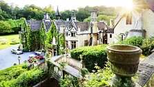 Nedidelis kaimelis (Castle Combe) Didžiojoje Britanijoje 